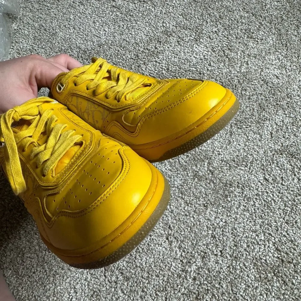 Christian Dior B27 Low Top World Tour Yellow Beige Oblique Sneaker